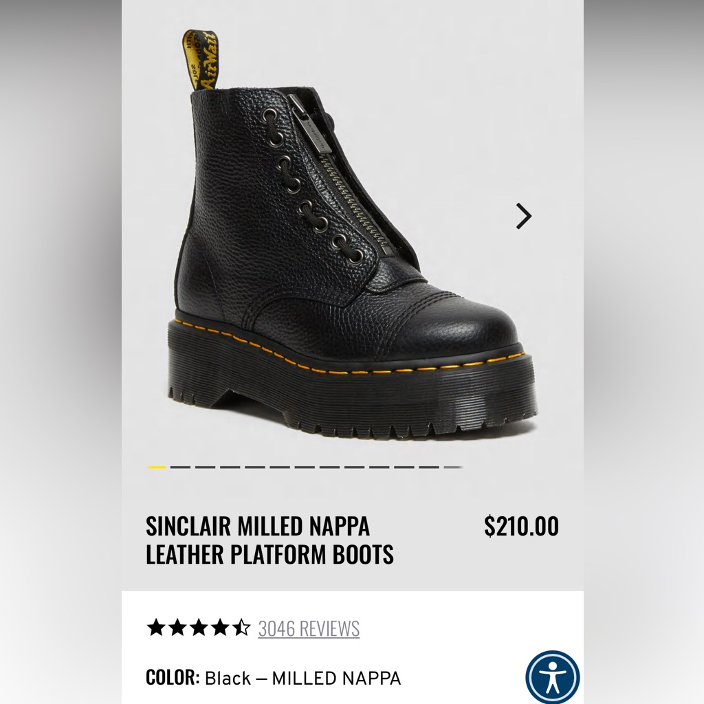 Sinclair Platform Doc Martens